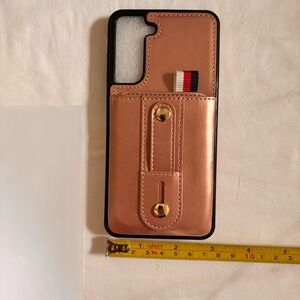 NWOT Rose Gold Phone Case with Strap